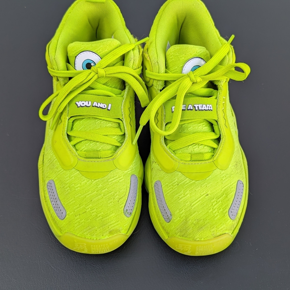 Adidas Monsters Inc. Kids Neon Green Sneakers